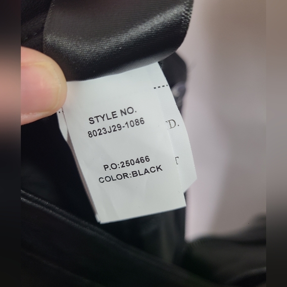 PAIGE Mesa Pant - Black Faux Leather Size 10 women's - Picture 9 of 14